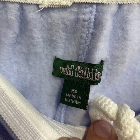 NWT Wild Fable Women's Size XS Bauble Blue High-Rise Wide Leg Sweatpants - Picture 5 of 12